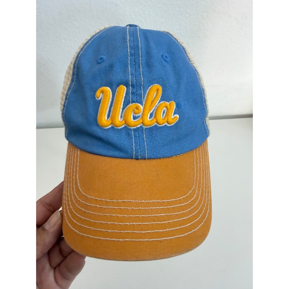 Top of the World UCLA Bruins Trucker Hat Blue Orange Tan Snapback Cap NCAA - Picture 2 of 6
